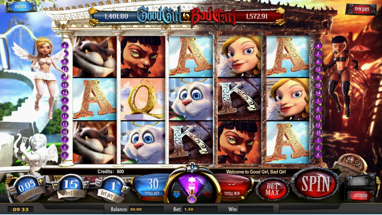 エムビットカジノで遊べるおすすめゲーム「Good Girl,Bad Girl(スロット)」